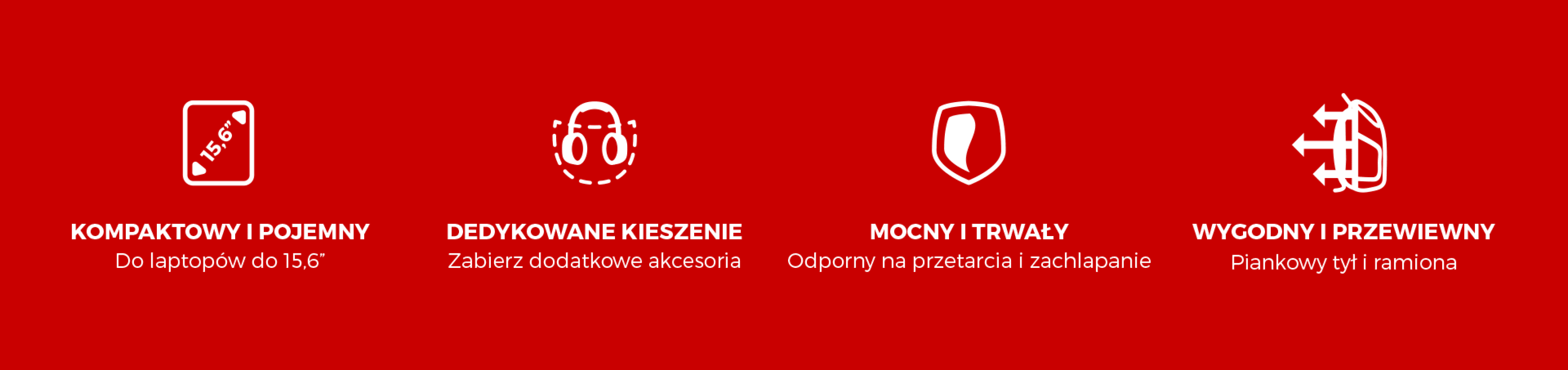 Czarny plecak na laptopa Genesis Pallad 420 na urządzenia do 15,6", wyposażony w dedykowane przegrody i trwałe, wodoodporne materiały.