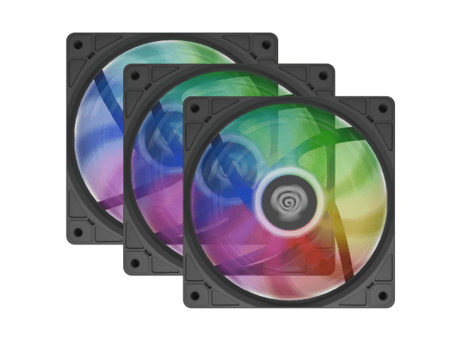 Genesis Oxal 120 ARGB 3-pak Czarny