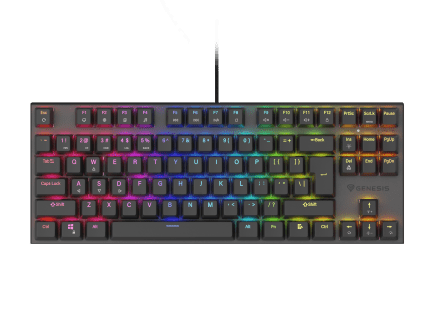 Genesis Thor 303 TKL CZARNY (OUTEMU SILENT PEACH)