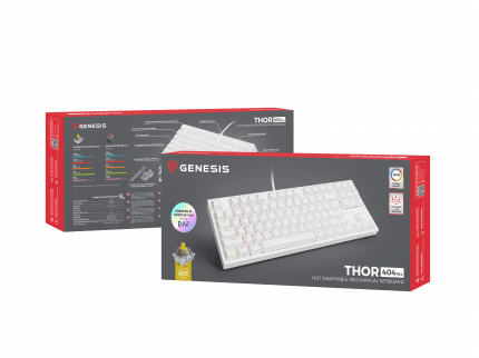 Genesis Thor 404 TKL GATERON BIAŁA