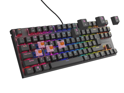 Genesis Thor 303 TKL CZ/SK Czarny (Outemu Peach Silent)