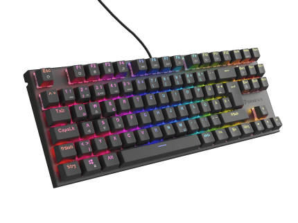Genesis Thor 303 TKL DE Czarny (Outemu Peach Silent)