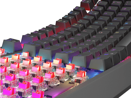 Genesis Thor 230 TKL ES Czarny (Outemu Red)