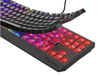 Genesis Thor 230 TKL ES Czarny (Outemu Red)