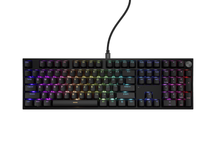 Genesis Thor 404 CZARNA (OUTEMU PEACH SILENT V3)