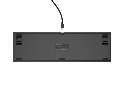 Genesis Thor 404 CZARNA (OUTEMU PEACH SILENT V3)
