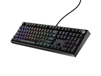 Genesis Thor 404 CZARNA (OUTEMU PEACH SILENT V3)