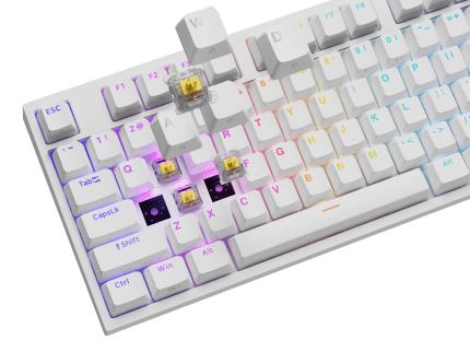 Genesis Thor 404 BIAŁA (GATERON YELLOW PRO)