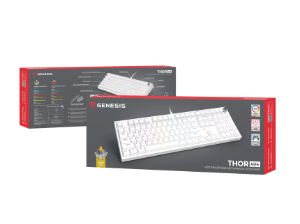 Genesis Thor 404 BIAŁA (GATERON YELLOW PRO)
