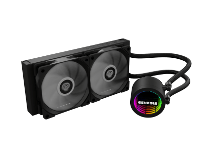 Genesis Hydria 240 ARGB Czarny