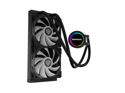 Genesis Hydria 240 ARGB Czarny