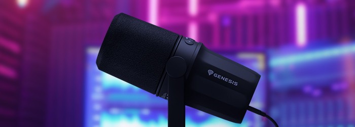 Mikrofon GENESIS Radium 750D z lewego profilu
