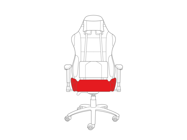 Genesis SIEDZISKO FOTELA Nitro 330 czarny